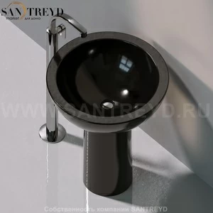 FN70L9017 Напольная раковина стоящая круглая Ceramica Flaminia Fonte