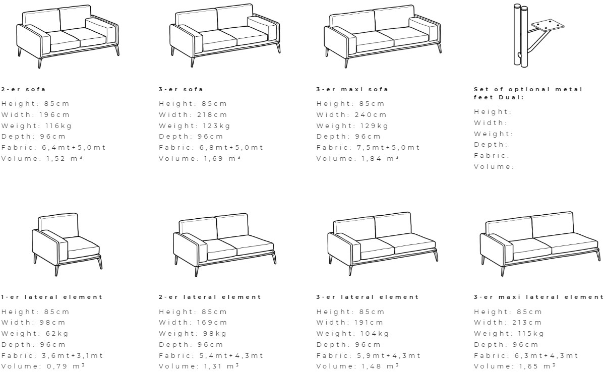 Ditre Italia Модульный тканевый диван Kris sun-id-1392237 - Вид №2