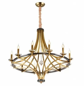 Подвесная люстра Newport 33112/C NEWPORT ДИЗАЙНЕРСКИЕ 279688 Латунь