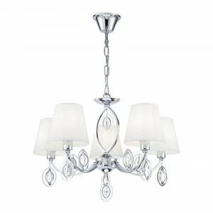 Подвесная люстра Freya Luciana FR2003PL-05CH FREYA LUCIANA 194346 Белый