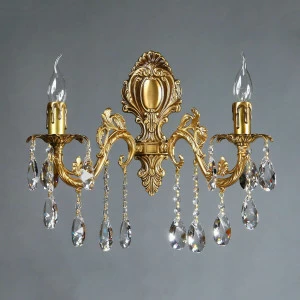 Бра настенное бронзовое Ambiente Granada 2118/2 AB Tear drop AMBIENTE GRANADA 00-3888876 Бронза