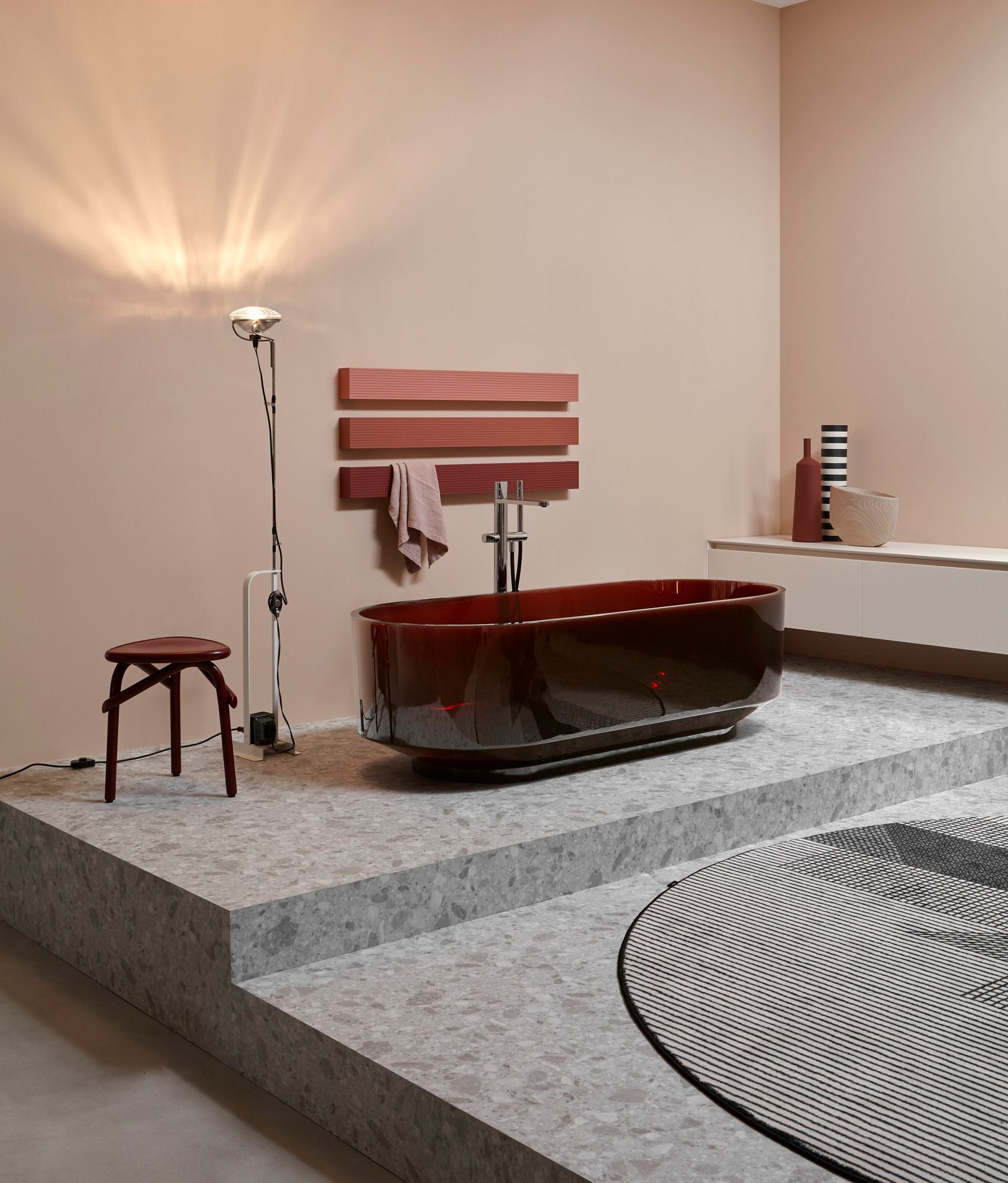 Овальная ванна в центре комнаты в Cristalmood® Antoniolupi Borghi ARCH-00086899 - Вид №12