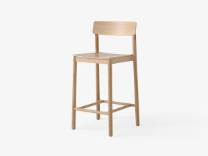 Твердый деревянный кухонный стул с подставкой для ног