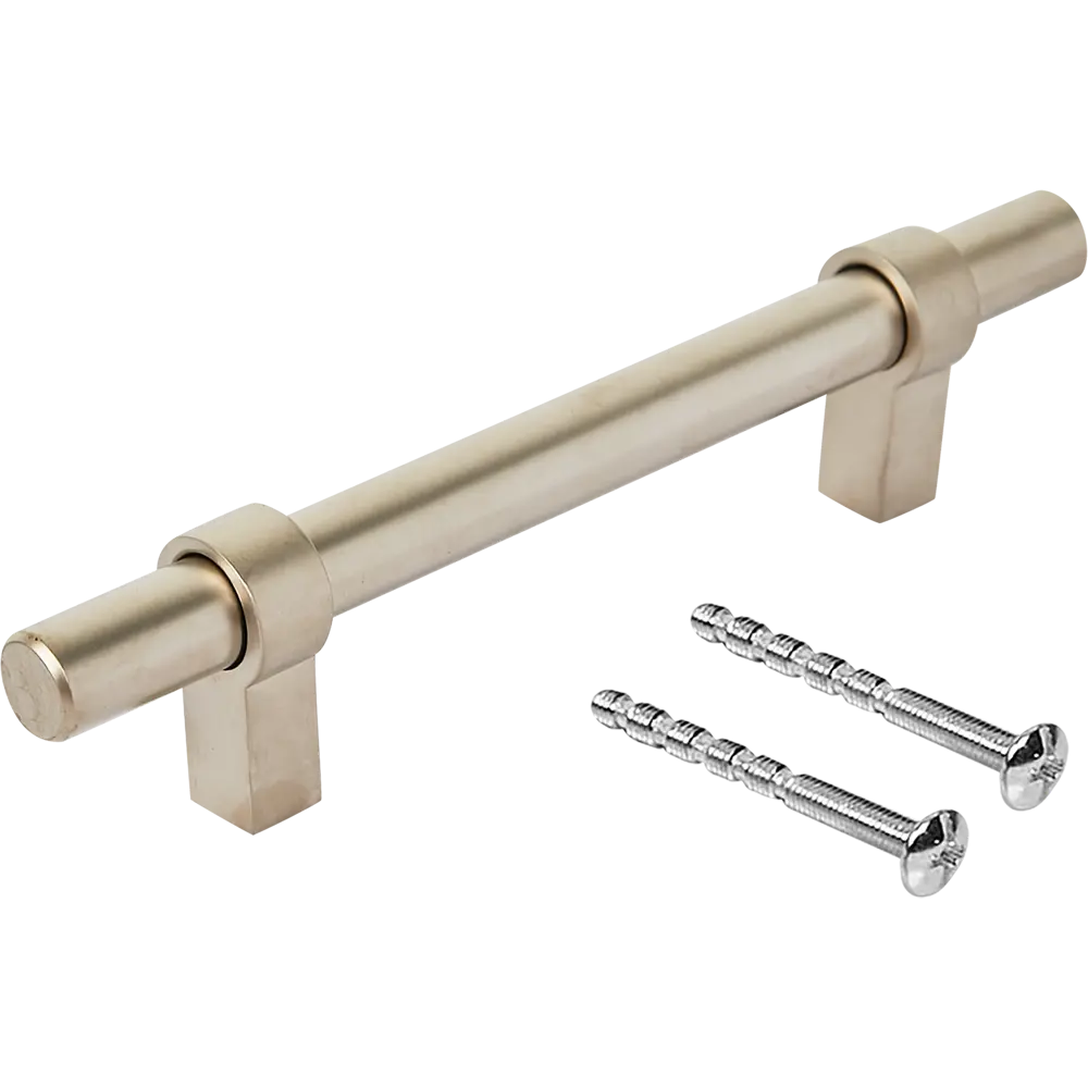 Мебельная ручка-рейлинг матовый никель 96 мм EDSON STLM-2161474 - Вид №2