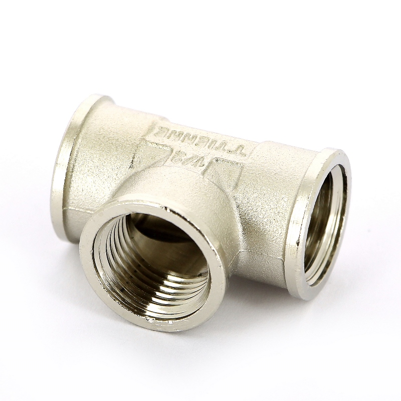 Тройник В никелированный TIEMME 1/2" 1500061 - Вид №1