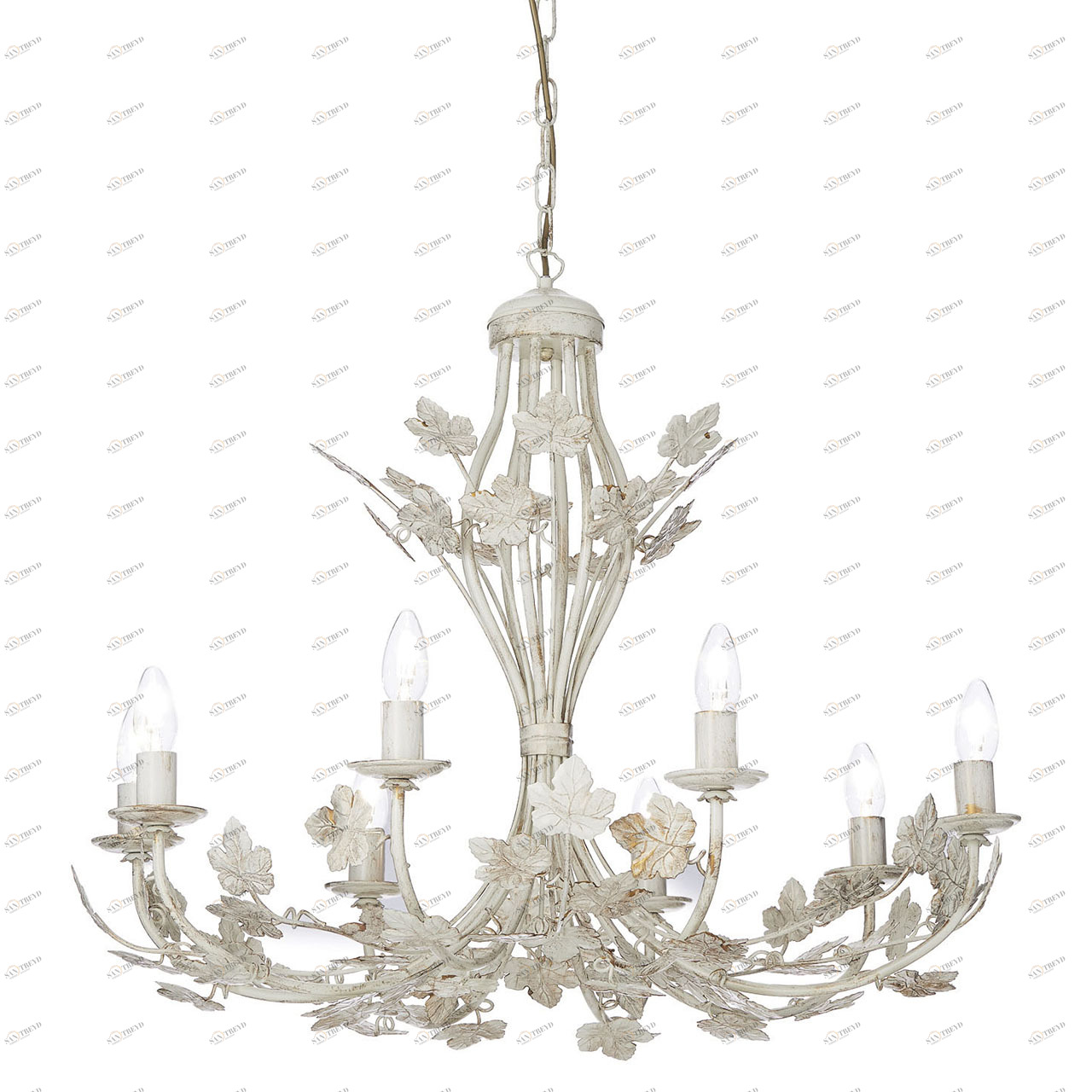 Подвесная люстра Ideal Lux Champagne SP8 IDEAL LUX ДИЗАЙНЕРСКИЕ, CHAMPAGNE 057297 Бежевый 