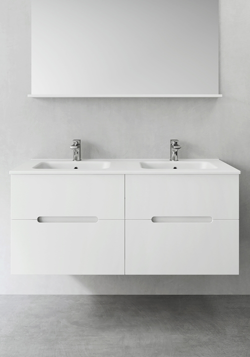 1390545 Шкаф Для Умывальника Sun White 1200D Hafa  Белый 