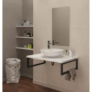 90724983 Столешница в ванную Leman 6.ST600.MRB.12.1 60x50см МДФ цвет белый STLM-0356788