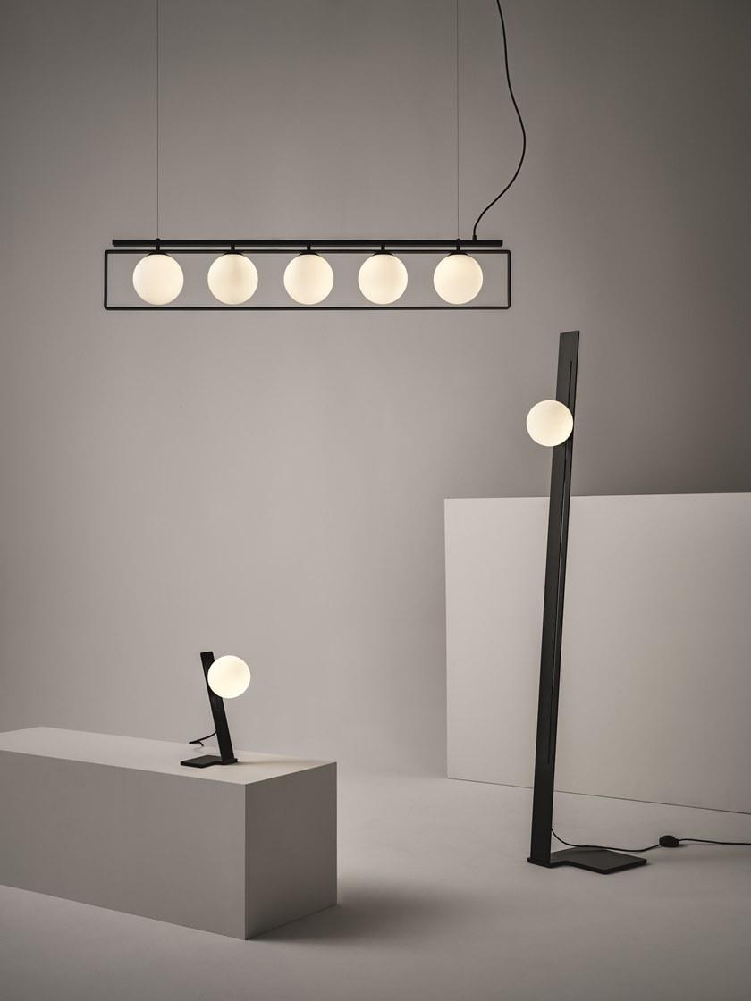 Midj Подвесной светильник из сатинированного стекла Suspense sun-id-1372396 - Вид №1