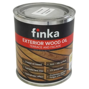 91521843 Защитное масло лессирующее Finka Exterior Fo-075wh цвет матовый 1875 0.75 л STLM-1472416
