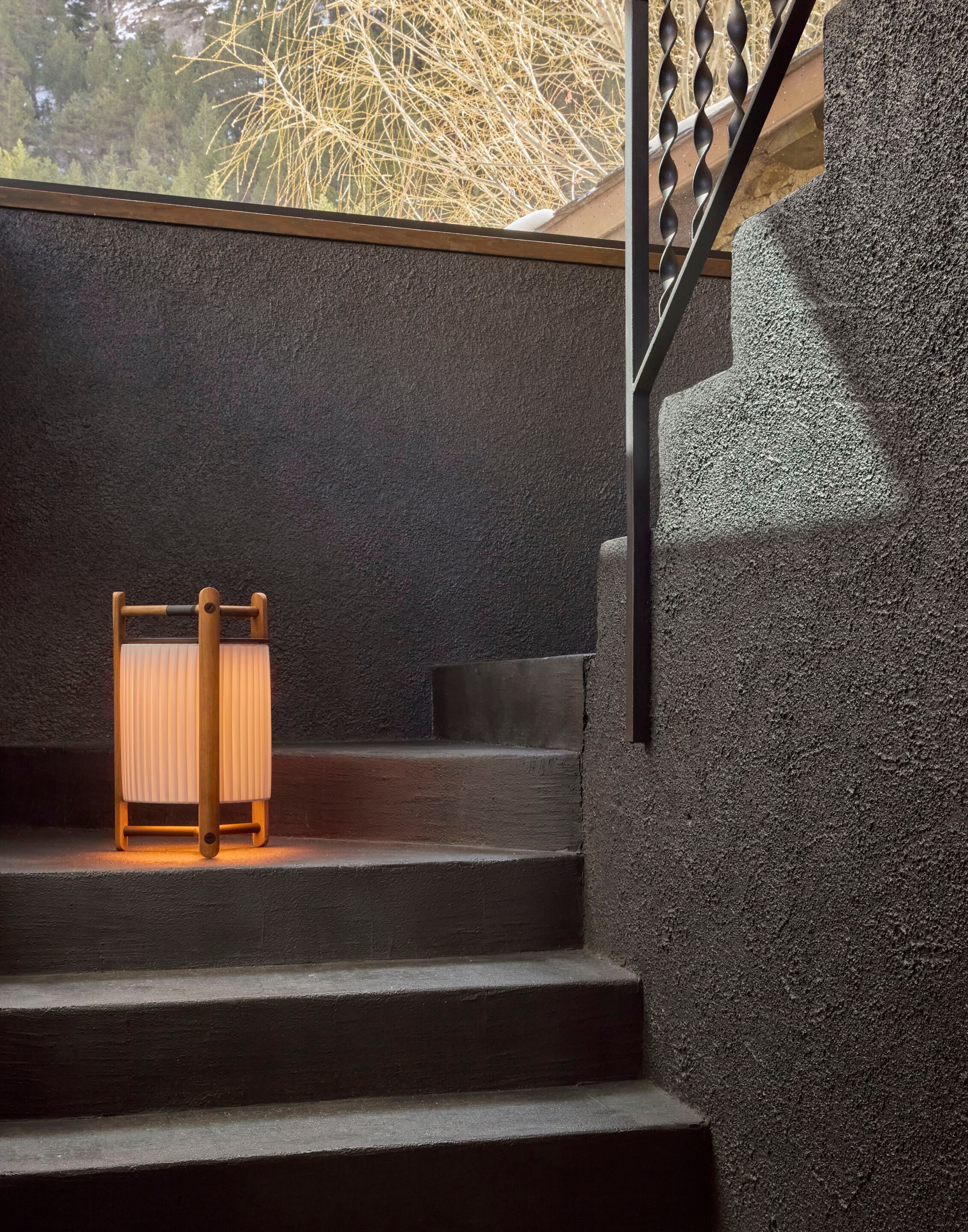 USB зарядка деревянная светодиодная настольная лампа Bover Kando ARCH-00059207 - Вид №3