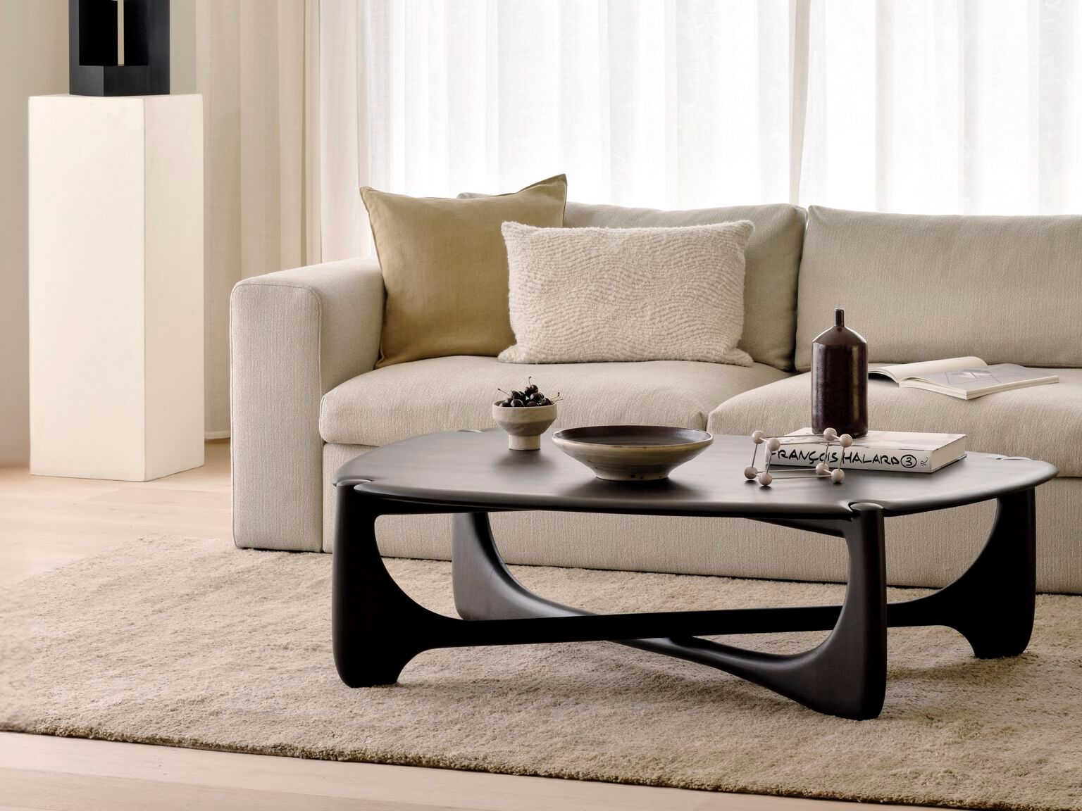 Журнальный столик из красного дерева Ethnicraft PI ARCH-00148479 - Вид №4