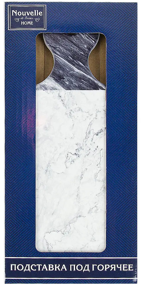 90702525 Подставка под горячее Nouvelle Мрамор 4730244-1 22x0.50x10 см цвет серый STLM-0883196
