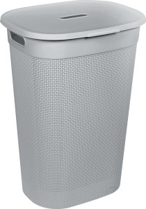 87196062 Корзина для белья цвет серый шторм OSLO STLM-0073436 PLAST TEAM