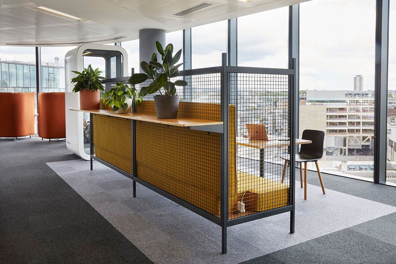 Двусторонний линейный диван с высокой спинкой Established&Sons сетка ARCH-00031066 - Вид №7