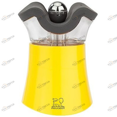 Мельница для перца и солонка 2-в-1 акриловые желтые 8 см Pep's PEUGEOT ДИЗАЙНЕРСКИЕ 00-3951992 Желтый 