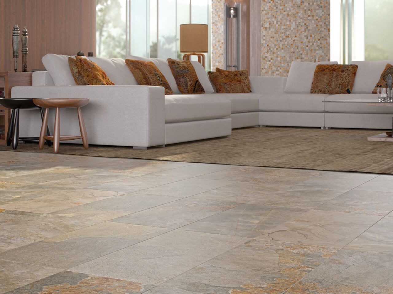 Пол / облицовка керамогранита с эффектом камня RECER Аризона ARCH-00052677