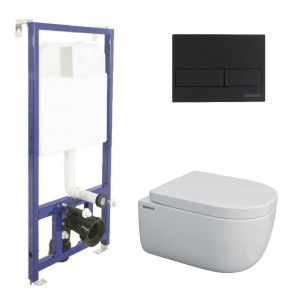 043232 Подвесной унитаз настенный Хромированный BERGES  Турция