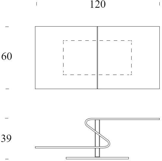 Tonin Casa Прямоугольный стеклянный журнальный столик sun-id-1469237 - Вид №1