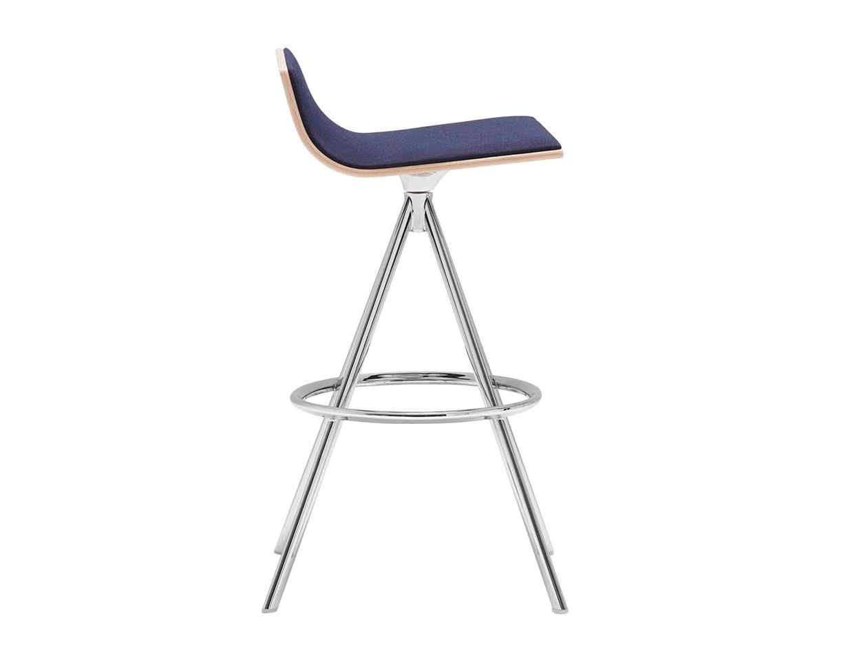 Тканевый поворотный барный стул Andreu World Lineal ARCH-00115567 - Вид №1