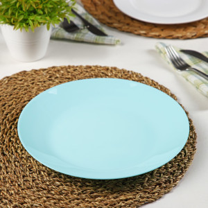 91170194 Блюдо сервировочное 25x25 см стекло цвет разноцветный Turquoise STLM-0508682 LUMINARC