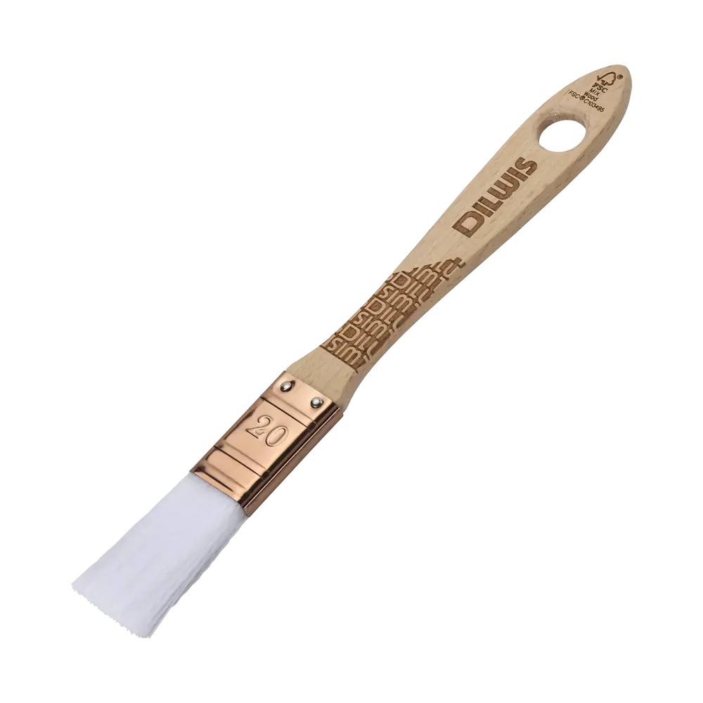 Кисть плоская для клея 20 мм DILWIS синтетическая щетина STLM-2169958