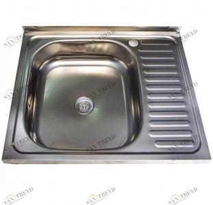 12139 Накладная раковина на столешницу  прямоугольная TRIO 