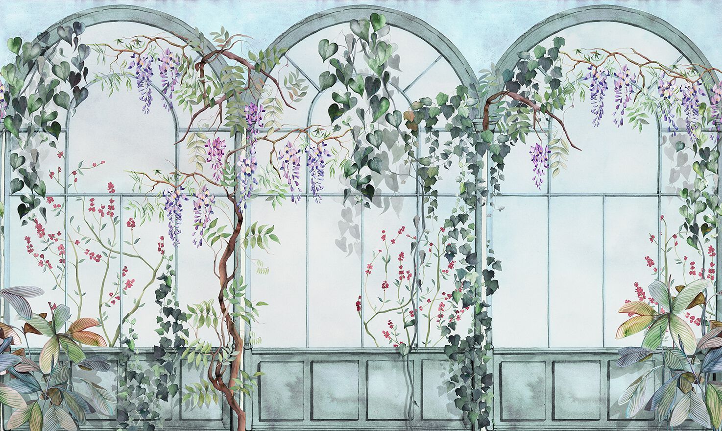 Обои с цветочными мотивами Jannelli&Volpi SERRA MORESCA ARCH-00062389 - Вид №2