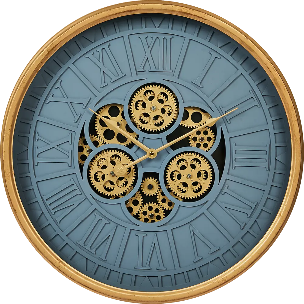 Часы настенные Dream River Шестеренки GH61304 круглые МДФ цвет серый бесшумные ø51.5 Осень STLM-2133774