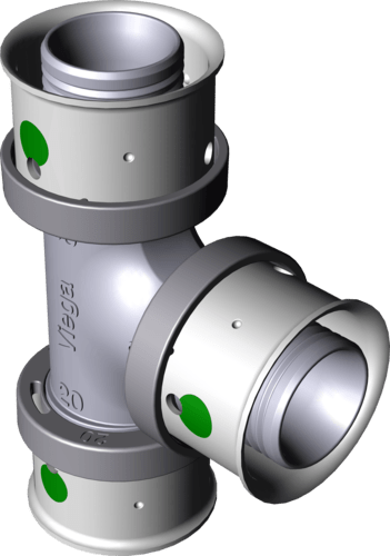 608 910 Модель 4718 Трубопроводные системы  Pexfit Pro  Тройники Santreyd  - Вид №2