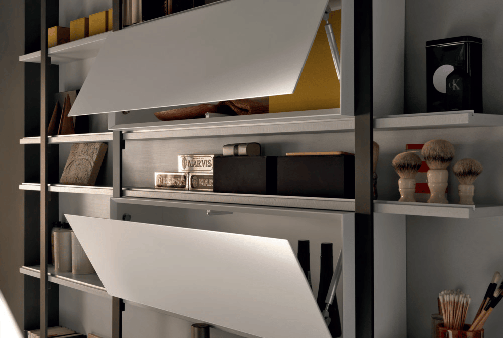 Алюминиевый одиночный подвесной умывальник со встроенным умывальником MODULNOVA MH6 ARCH-00018728 - Вид №1