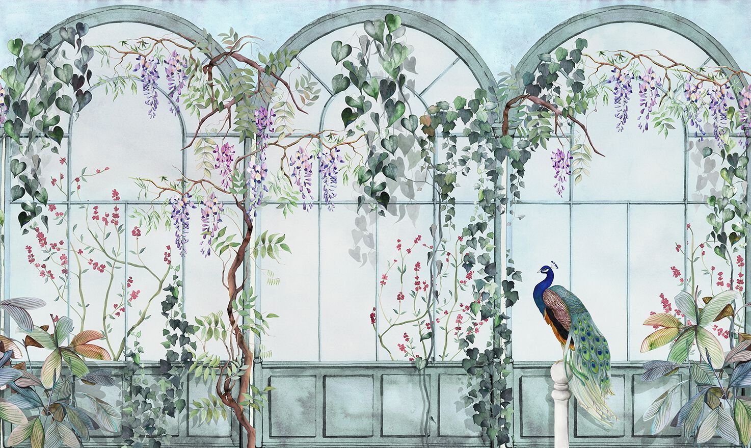 Обои с цветочными мотивами Jannelli&Volpi SERRA PAVONE ARCH-00036106 - Вид №3