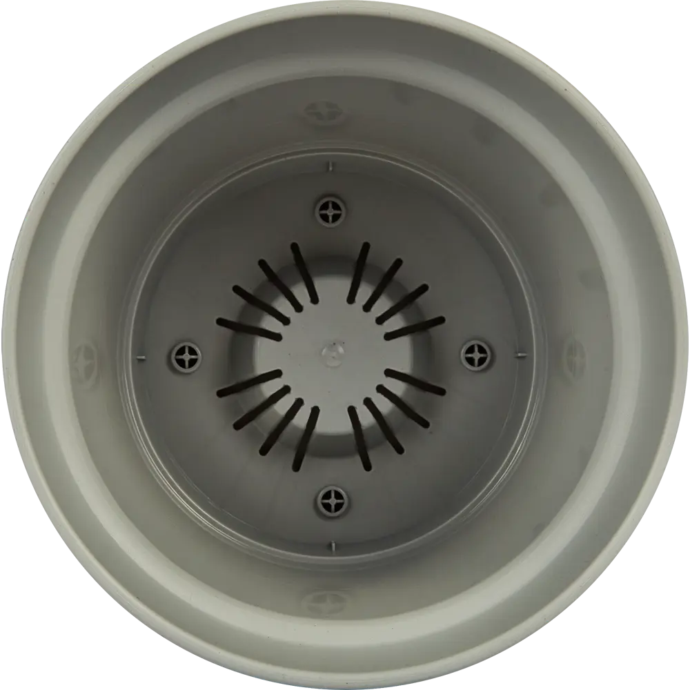 IDI LAND Mint — стильный серый кашпо для комнатных растений 1,2 л 86370200 STLM-0068209 - Вид №1