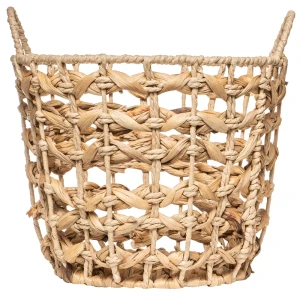 Корзина для хранения 20x23x20 см водяной гиацинт коричневый