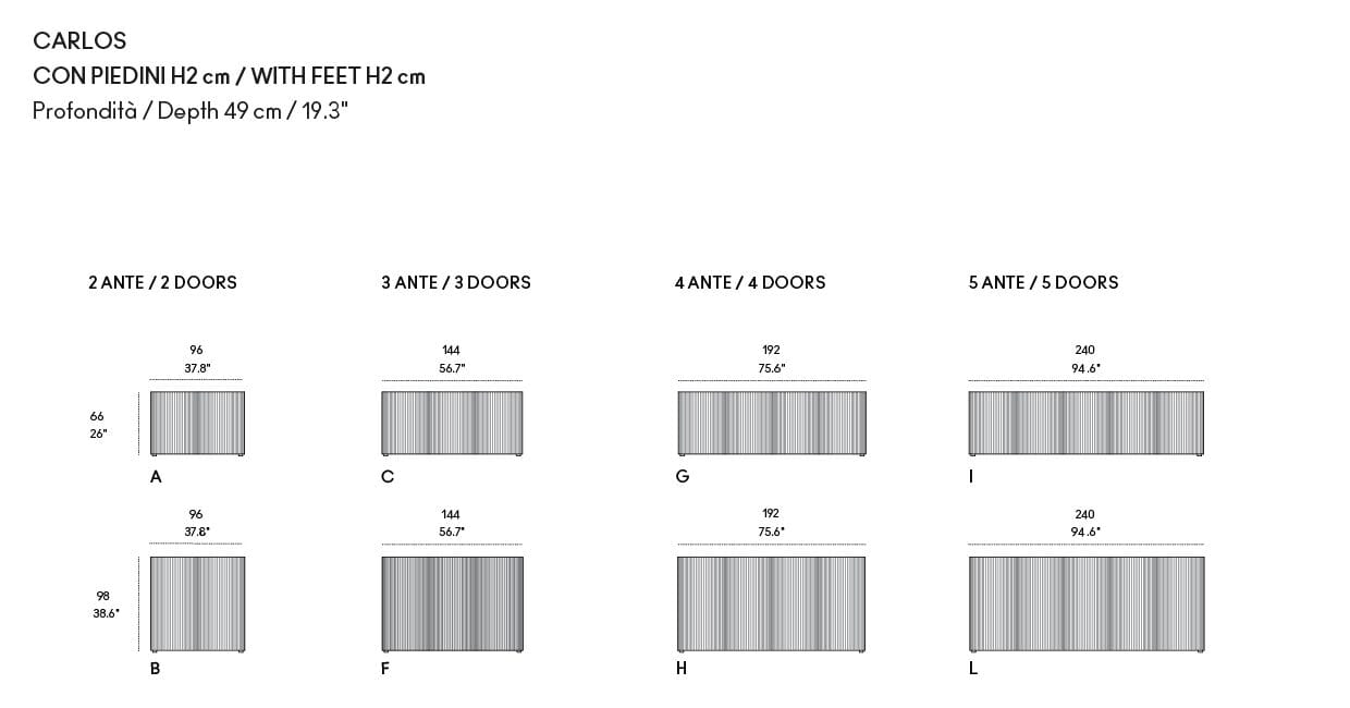 Шкаф с распашными дверями Casamania & Horm Carlos ARCH-00142737 - Вид №14