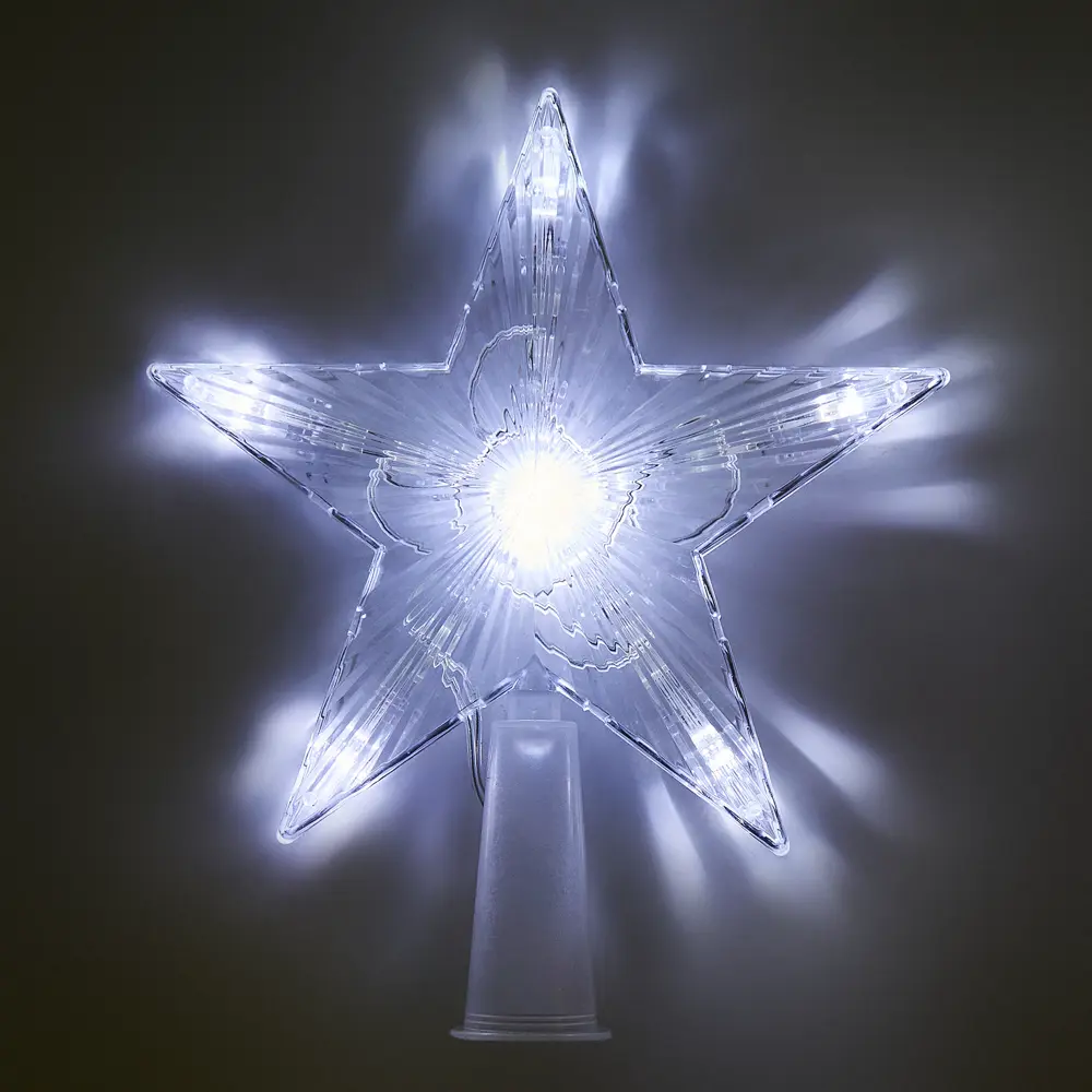 Верхушка на ёлку Balance Звезда h15 белая ПВХ STLM-2203284 - Вид №2