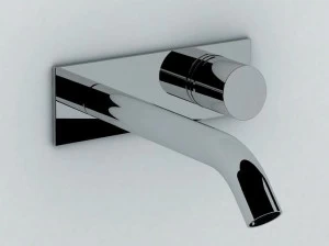 Azzurra Ceramica Смеситель для мойки настенный с переключателем и тарелкой Linea