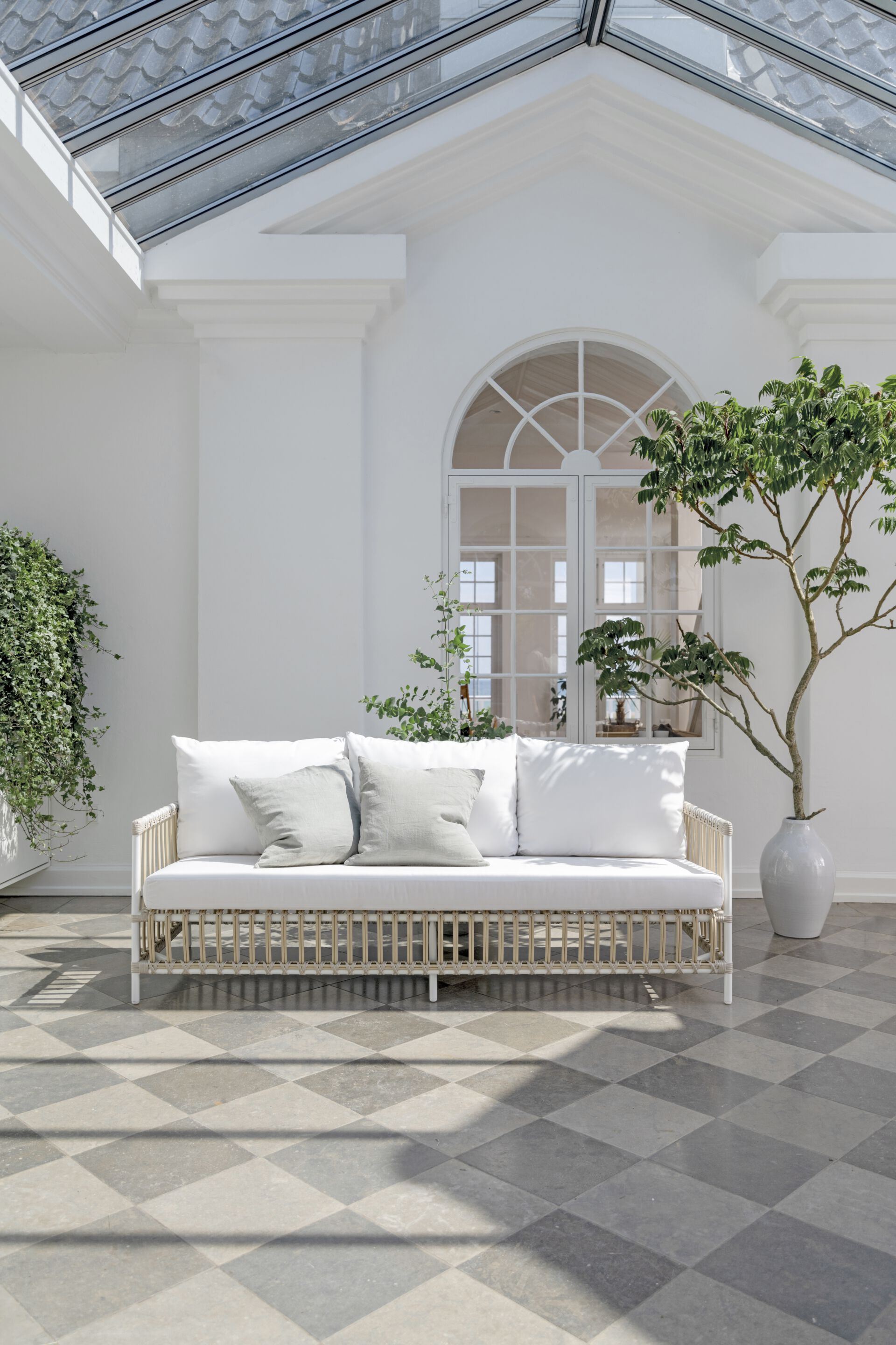 3-местный садовый диван из Алу-ротанга и ArtFibre Sika Design Exterior ARCH-00012426 - Вид №2