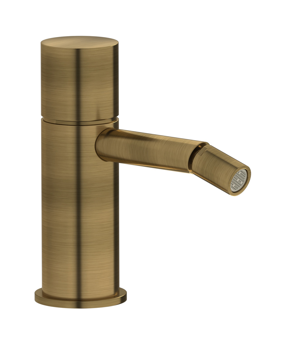 Смеситель для биде на 1 отверстие в комплекте с донным клапаном. WE ARE IB rr220mb Modern Bronze Brera