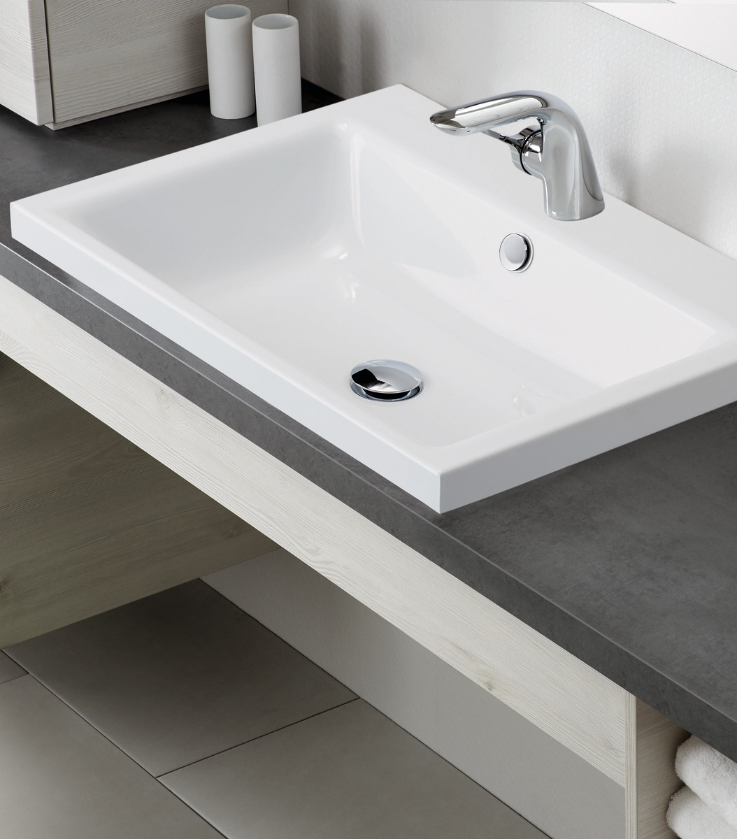 Умывальник KALDEWEI Сталь эмалированная 3153 455 холодный серый 70 31533319455 - Вид №3