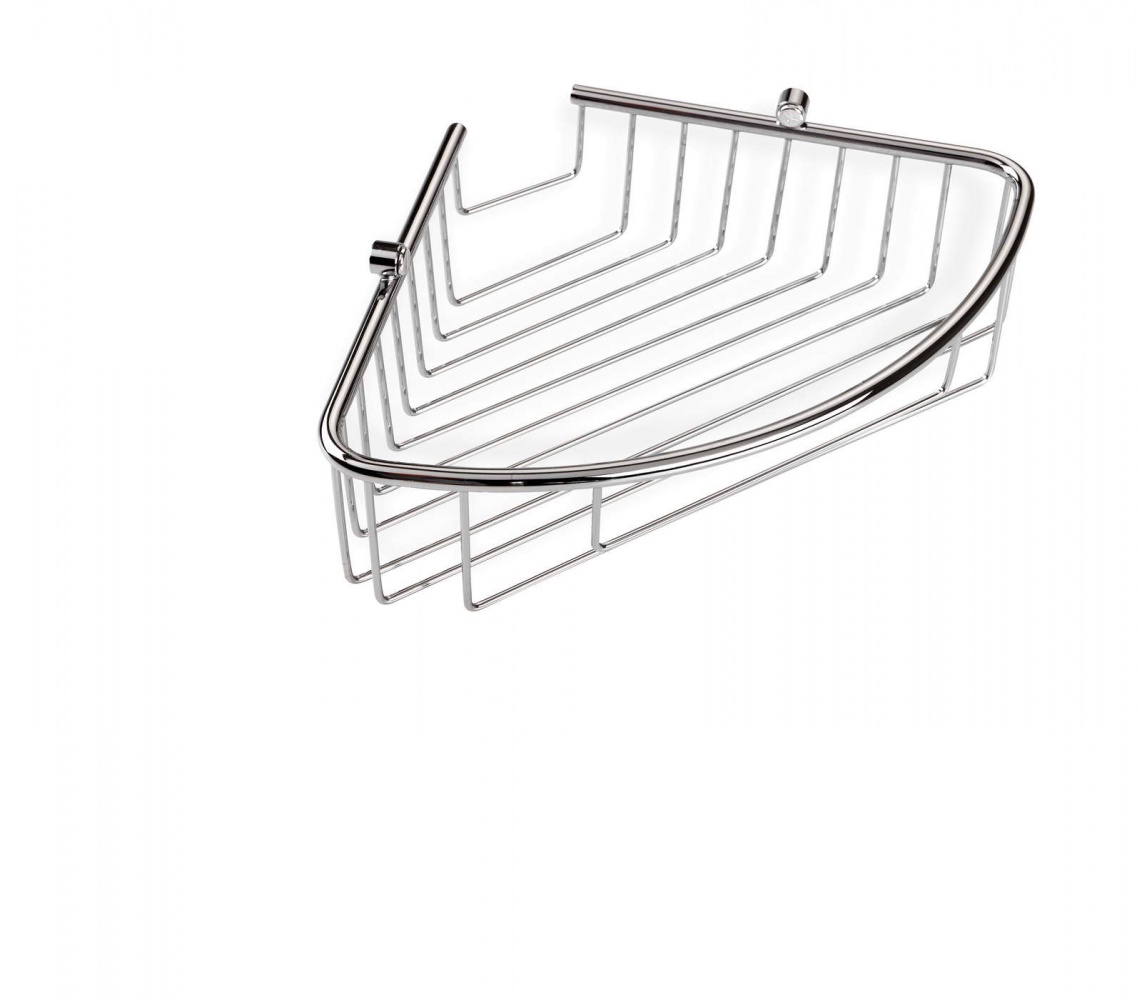 952(08) Stil Haus, решётка в ванную 1-уровневая угловая, высота 7 см, цвет хром 