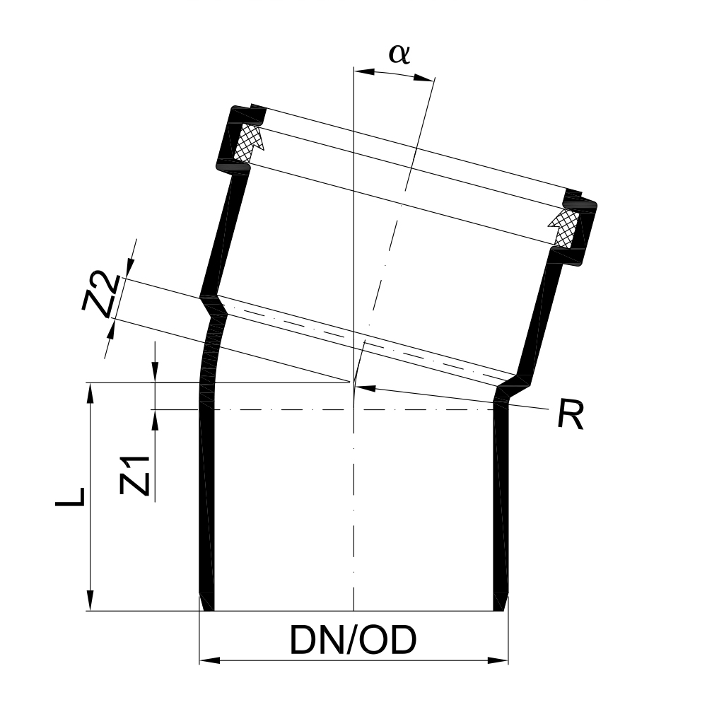 02520 Отводы Tece  - Вид №1