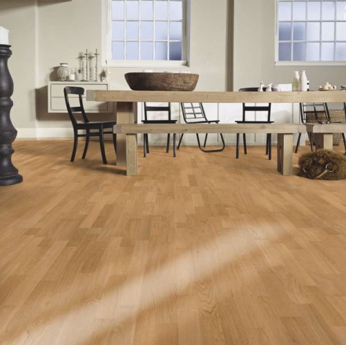 Паркетная доска Meister PС 200 Classic Гармония 910 Дуб Натур (Гладкая) 2400х200 мм 2300200104 - Вид №2