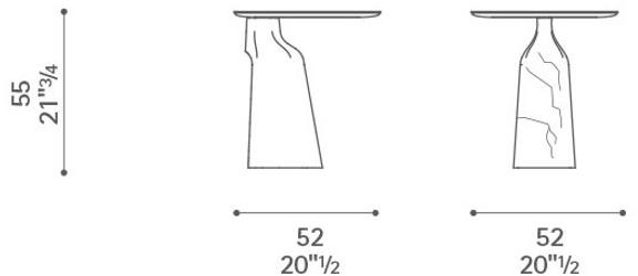 Poltrona Frau Круглый столик из мрамора La collezione - tavoli e sedie sun-id-1421900 - Вид №3