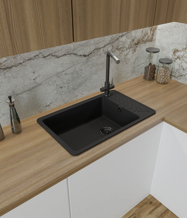 Кухонная мойка Кварц QUARZ S465 GranFest 51-S465 - Вид №5