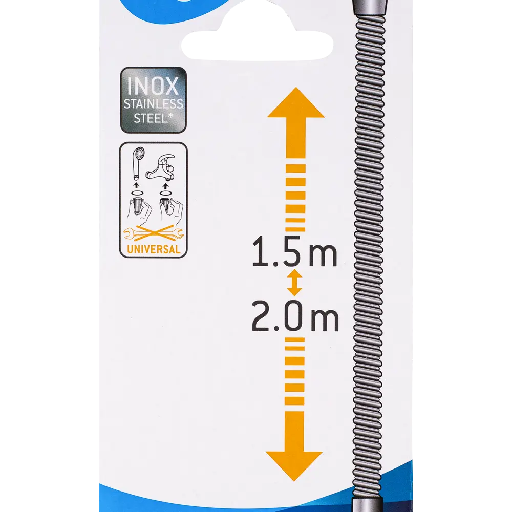 Шланг для душа Sensea 1.5-2 м металл цвет хром STLM-2087106 - Вид №1