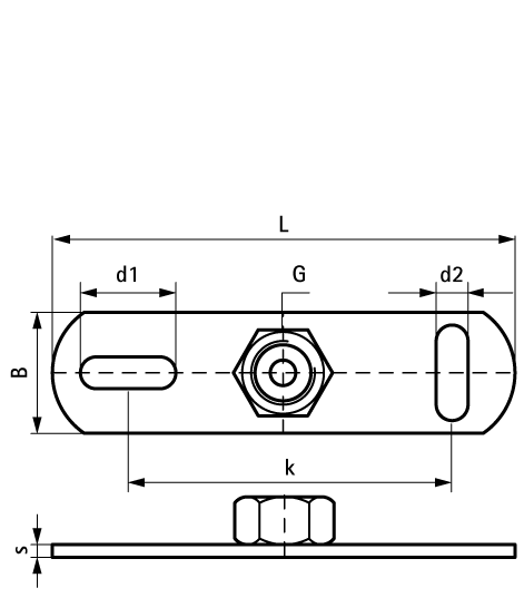 6713010 BIS Подпятники, контактная электросварка fixing to ceiling or floor walraven  - Вид №1