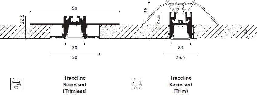 Reggiani Линейный световой профиль для светодиодных модулей Traceline sun-id-1409578 - Вид №3