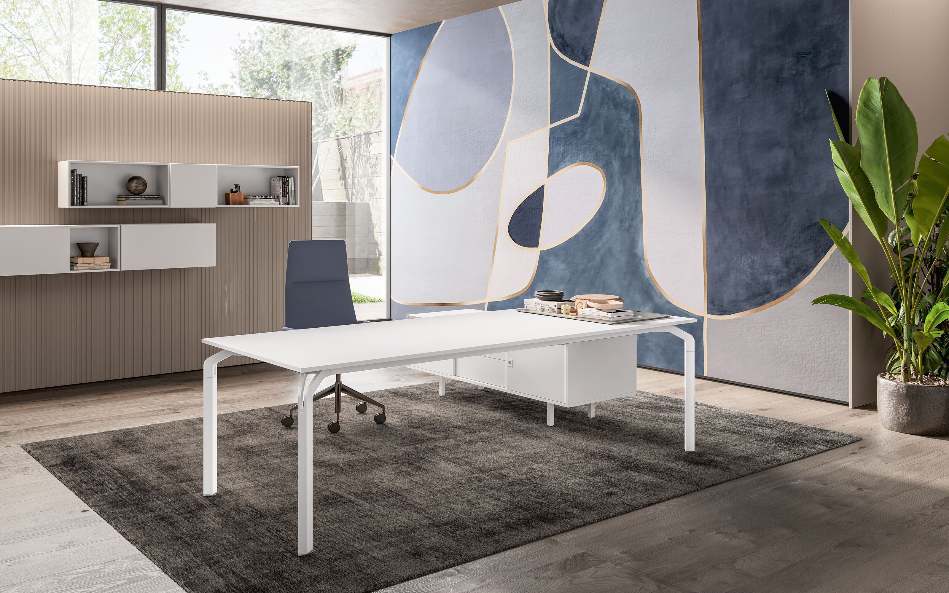 Деревянный офисный шкаф с раздвижными дверями About Office йога ARCH-00048167 - Вид №6