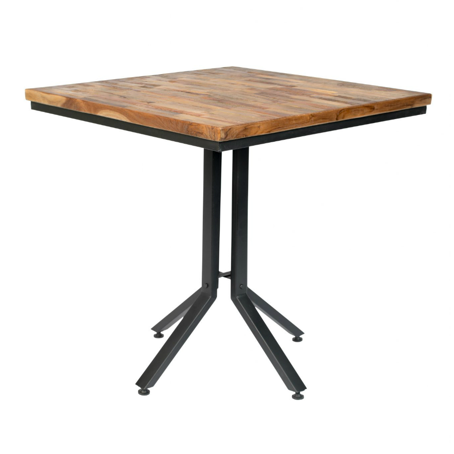 Стол Maze, квадратный, дерево White Label Living 2100087 - Вид №1